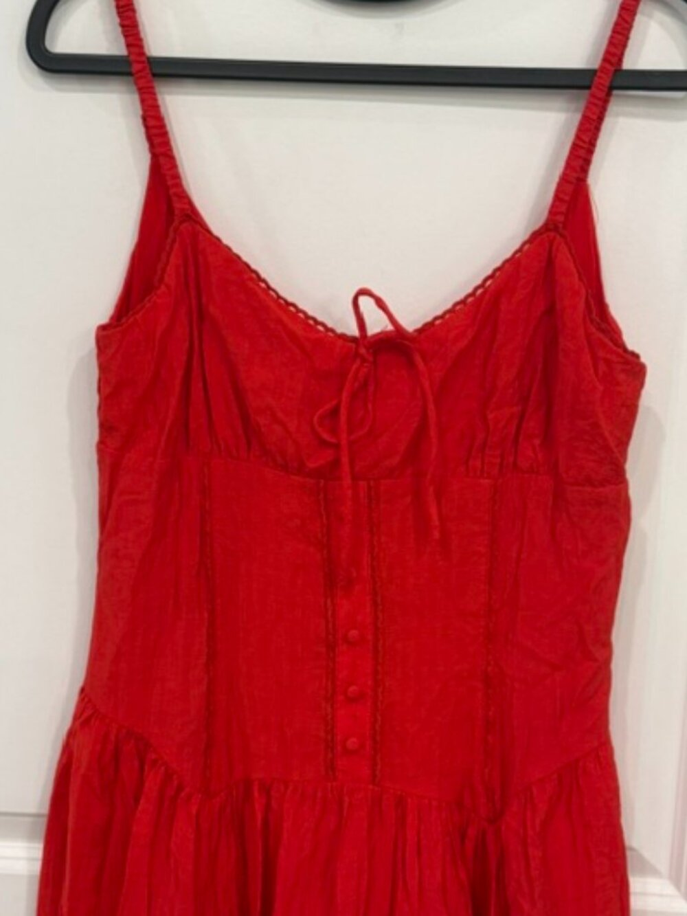 Altar'd State Red Sloane Midi Dress - Picture 7 of 10